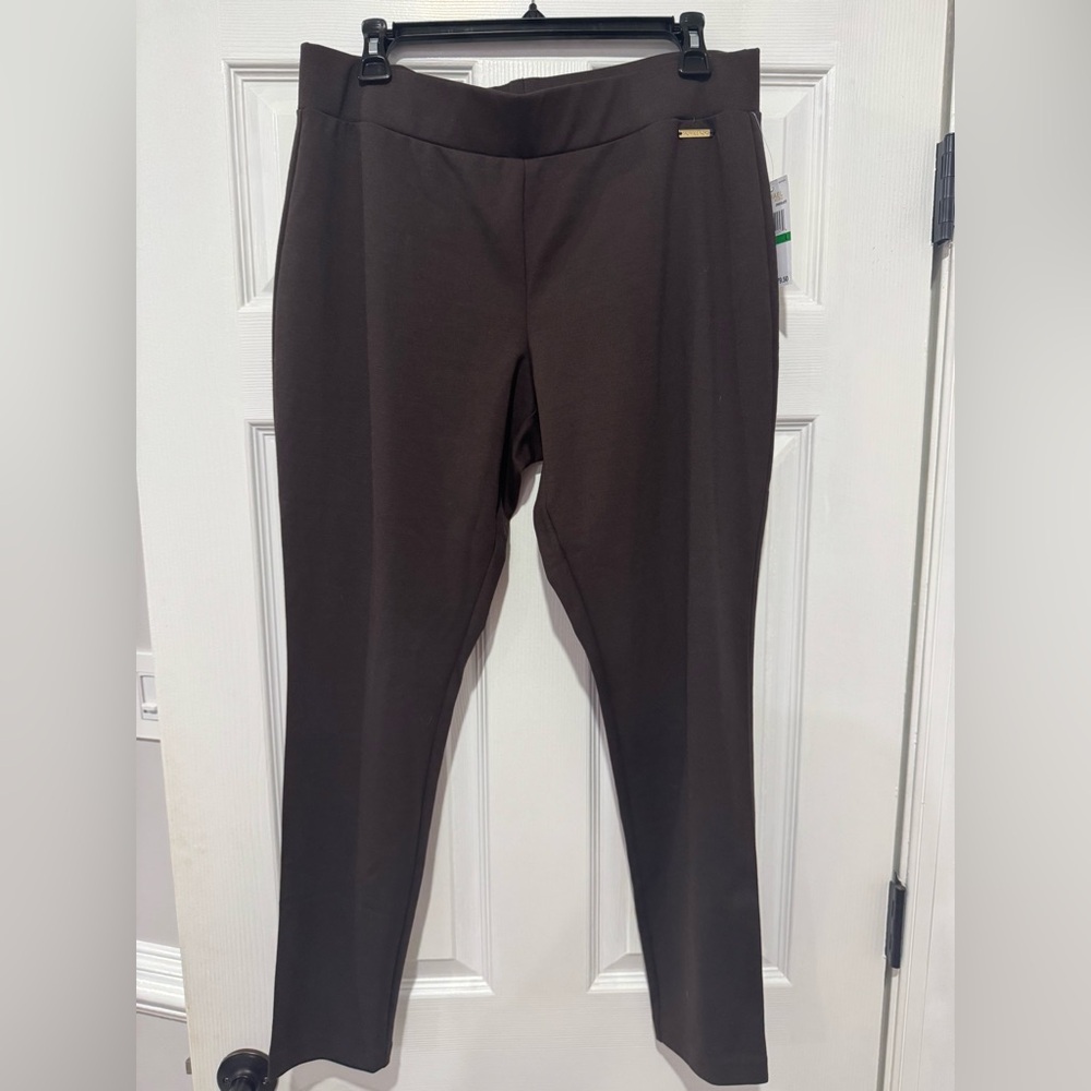 Michael Kors Brown Skinny Pants Sleek Design
